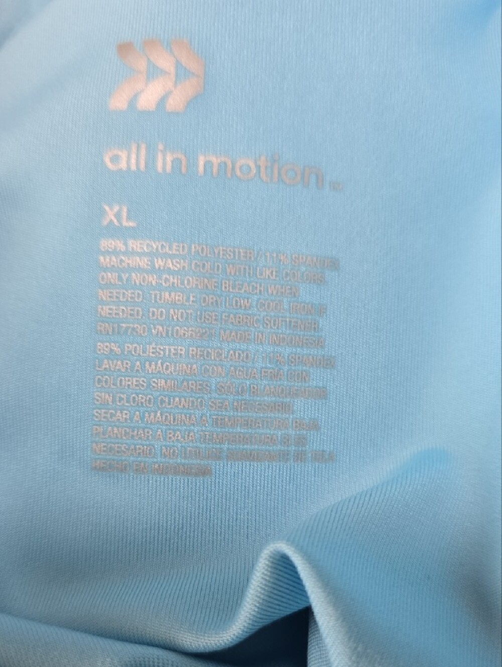 all in motion Sky Blue Women's Quarter-Zip Active Pullover - Picture 4 of 4